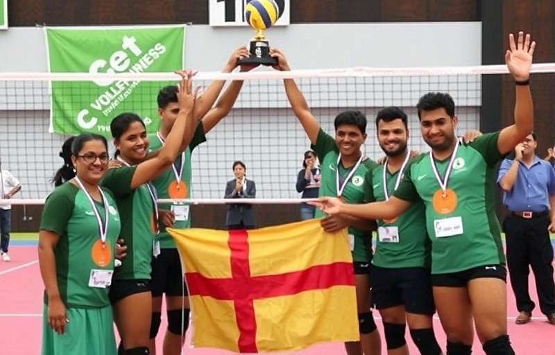 Volley Supremes India Player Community celebrating a tournament win